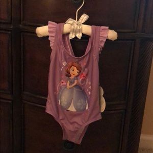 NWT 6-9 mo baby girl swimsuit Sofia The First.